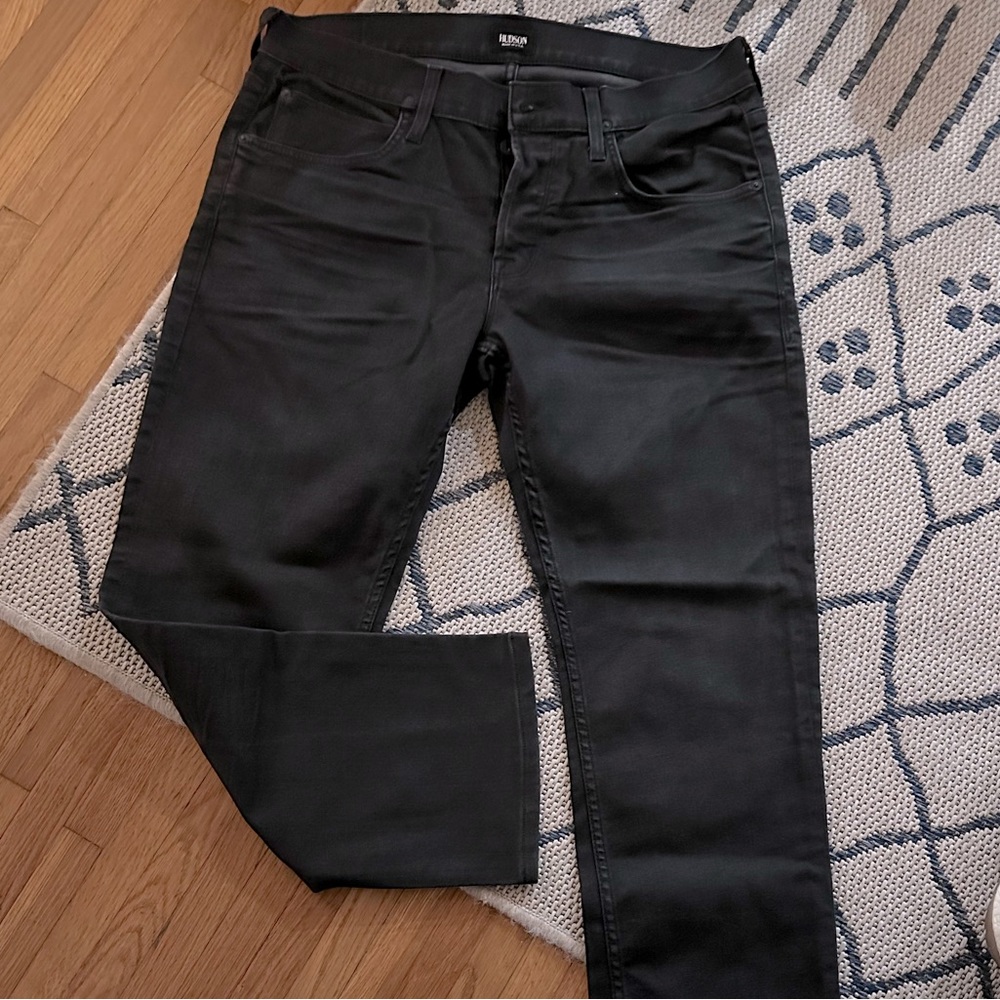 Men’s Hudson Black/Grey Jeans 34
